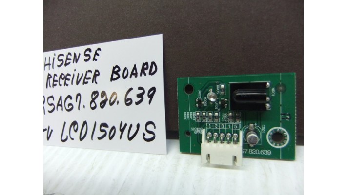Hisense RSAG7.820.639 carte IR receiver  board  .